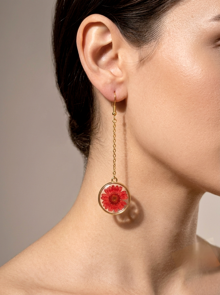 Scarlet Drop Earrings