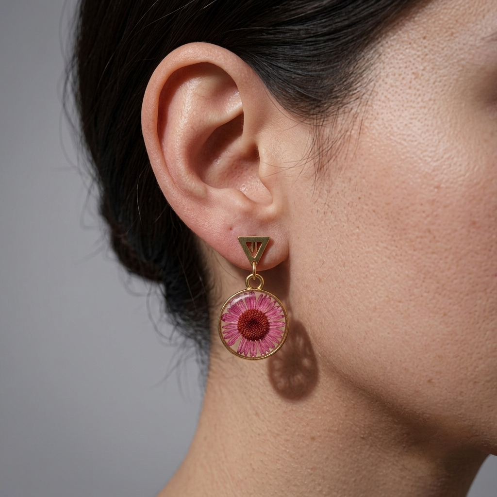 Rosy Daisy Dangles