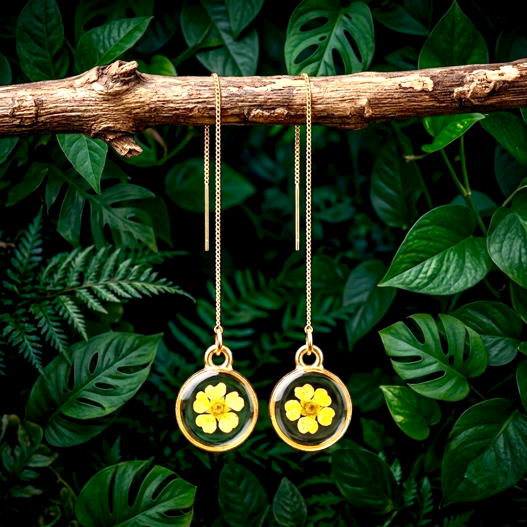 Dewdrop Resin Drop Earrings