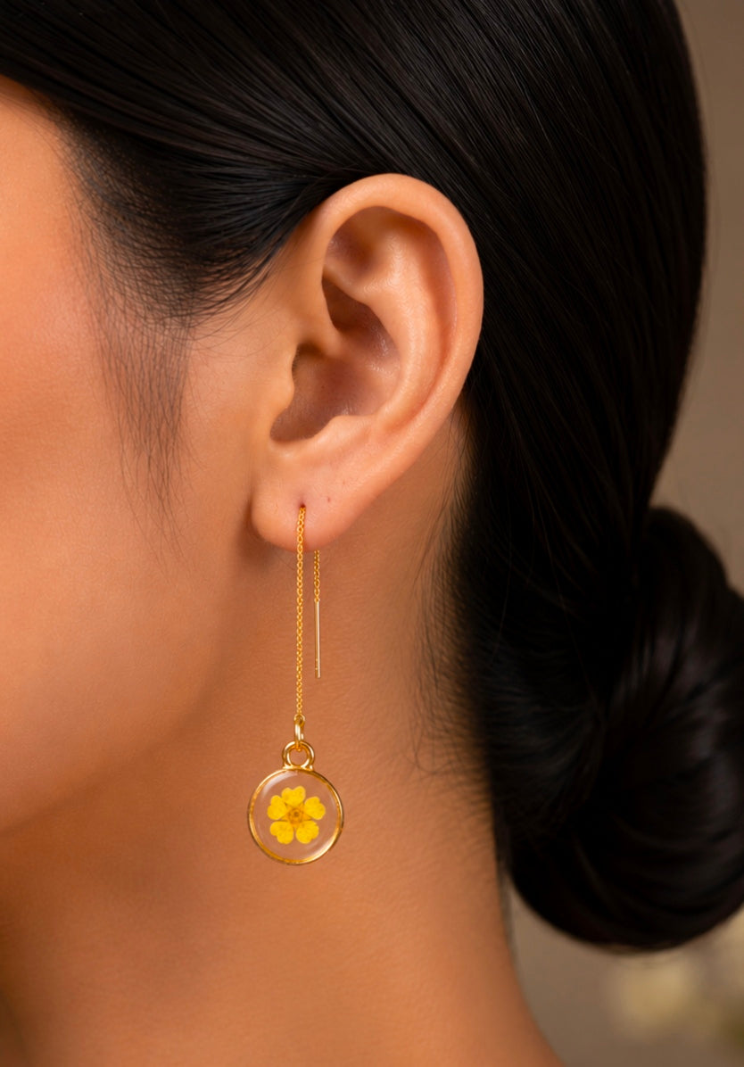 Dewdrop Resin Drop Earrings
