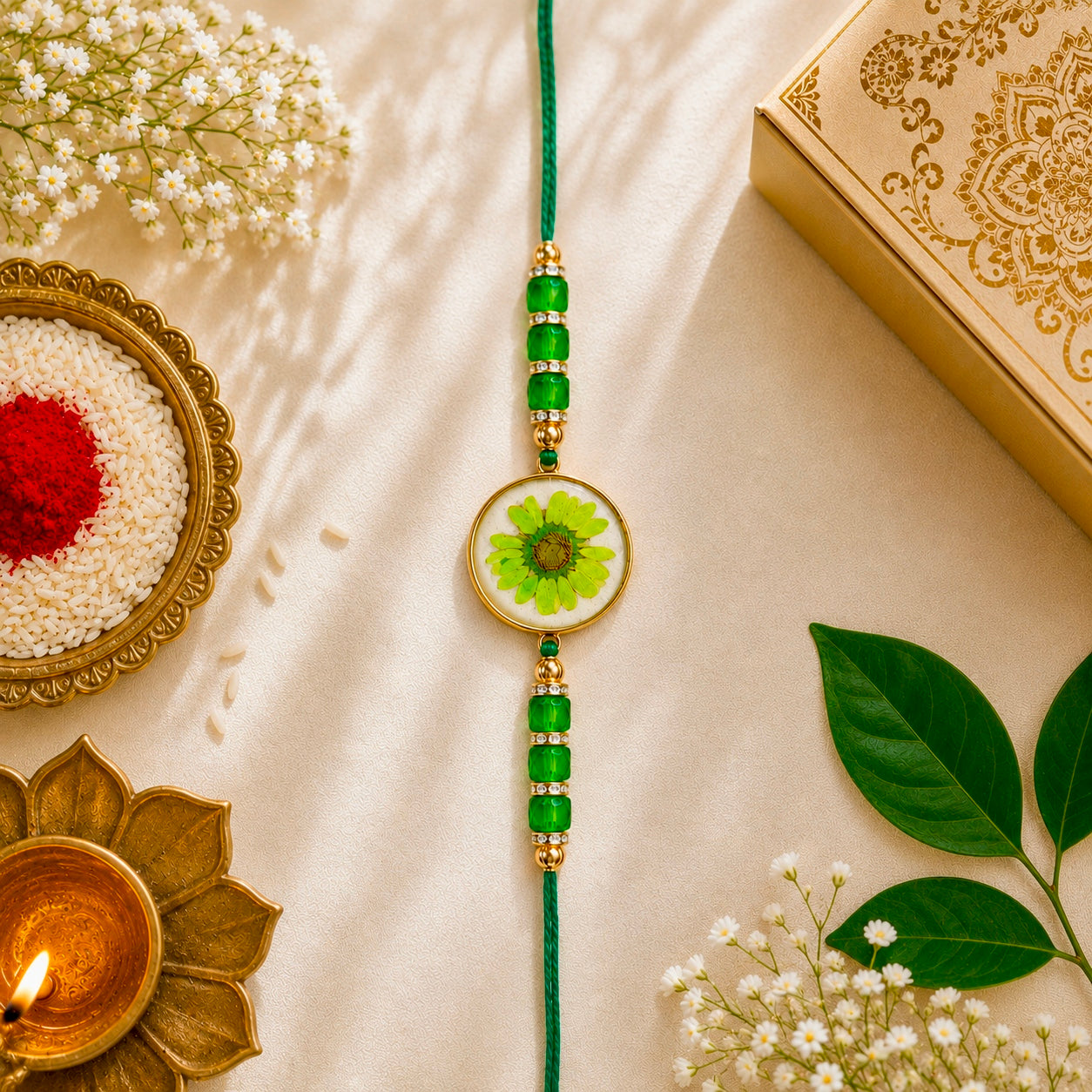 Hariyali Phool Rakhi