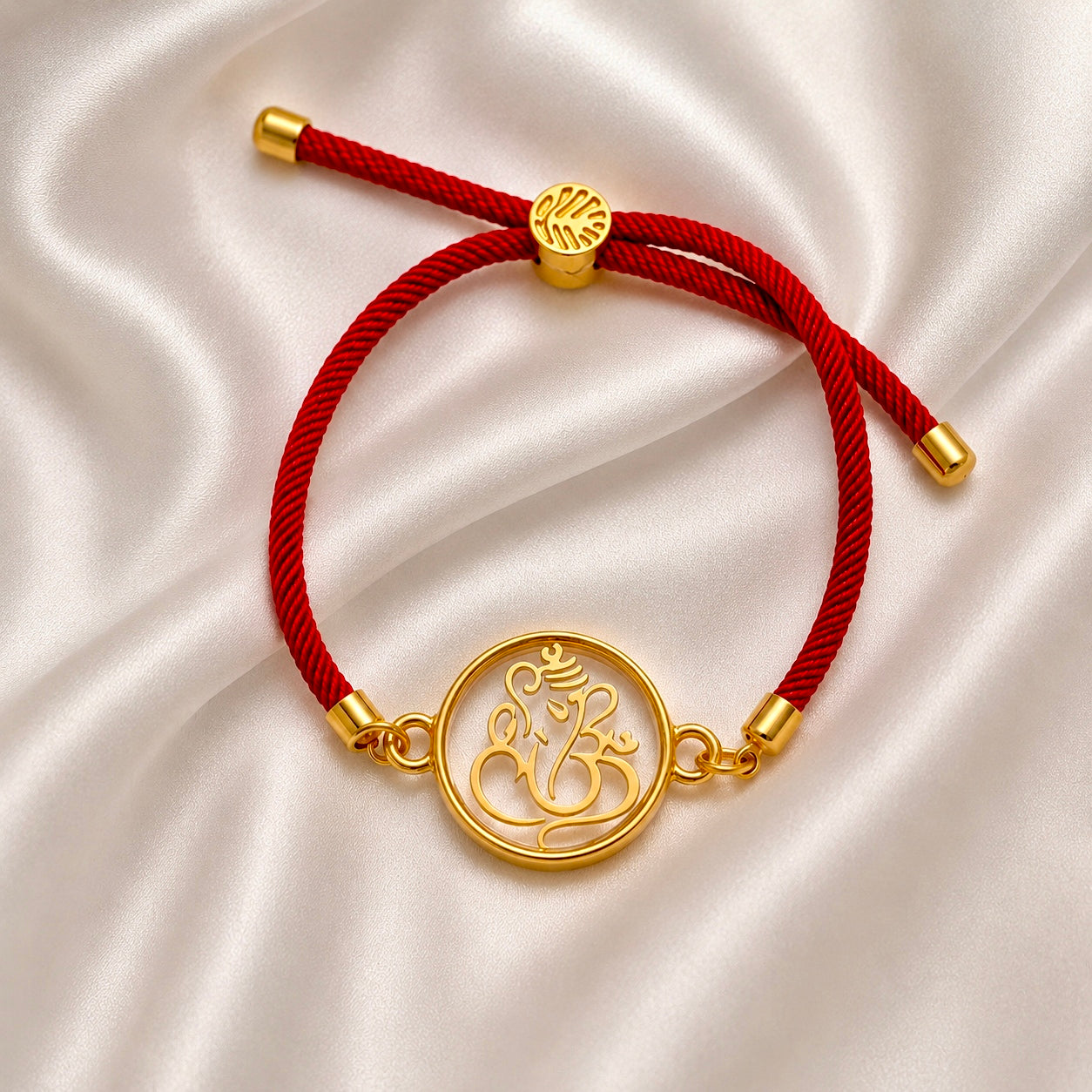 Laal Dori Ganesha Rakhi