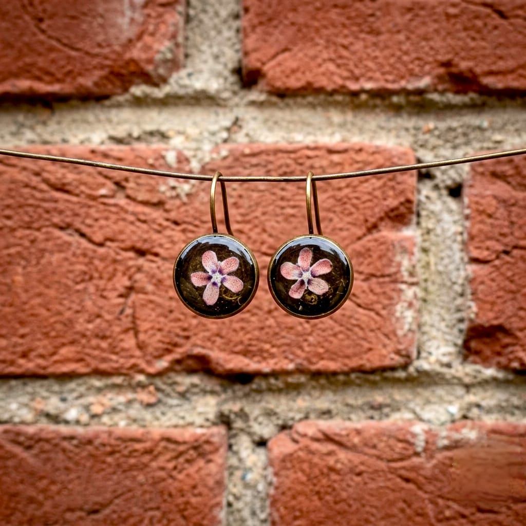 Rustic Leverback Earrings
