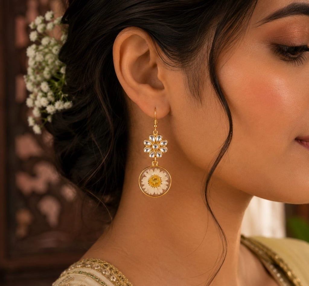 Sheesh Mahal Drop Earrings