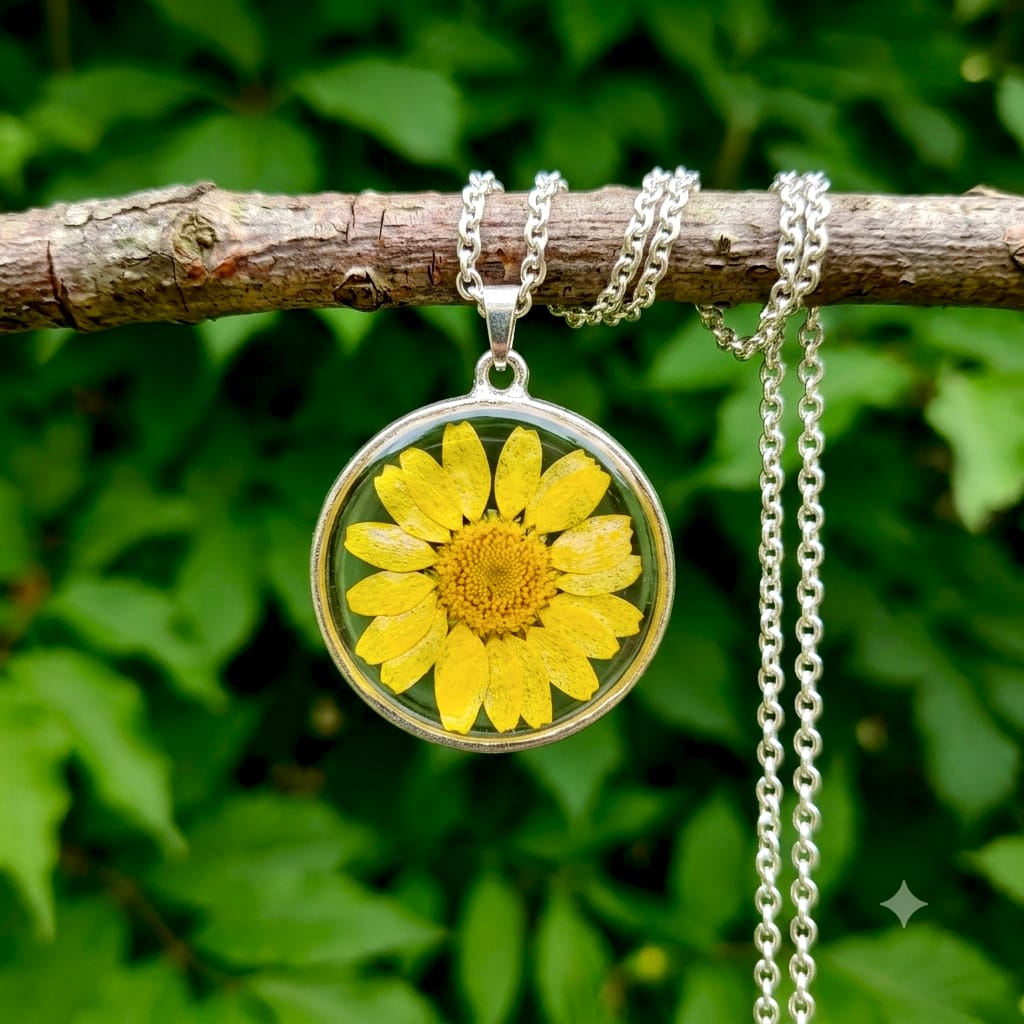 Sun - Kissed Resin Pendant