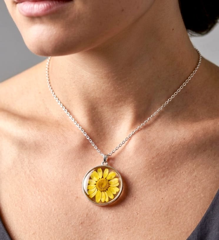 Sun - Kissed Resin Pendant