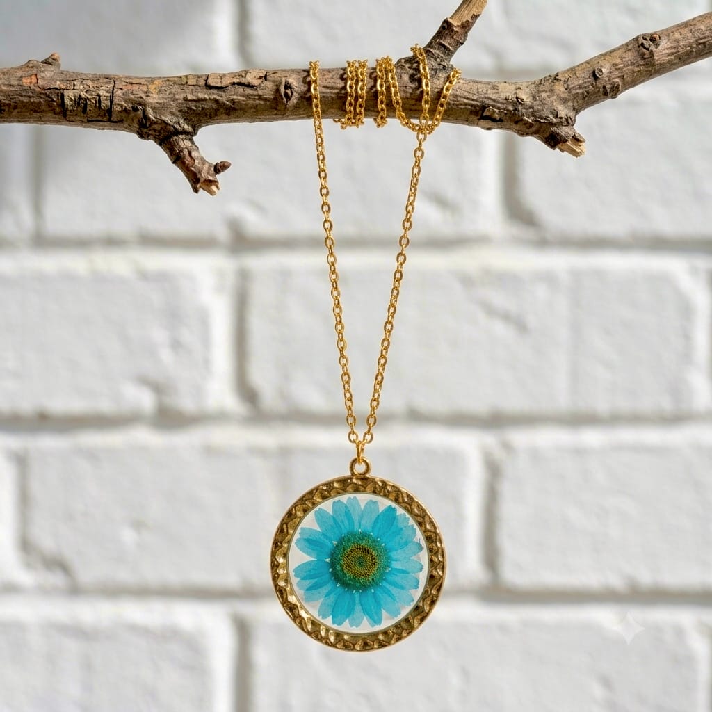 Midnight Petal Pendant