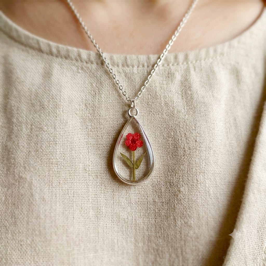 Petal & Drop Pendant