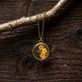 Amber Bloom Pendant