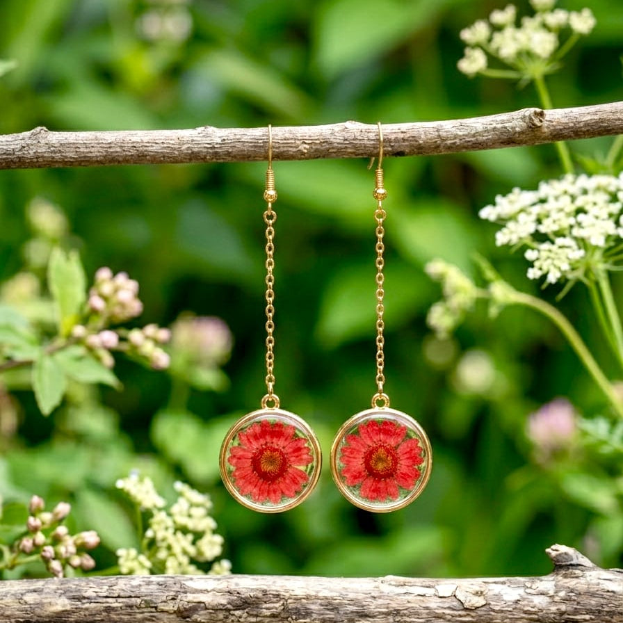 Scarlet Drop Earrings