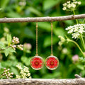 Scarlet Drop Earrings