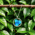 Cobalt Hydrangea Keepsake Pendant