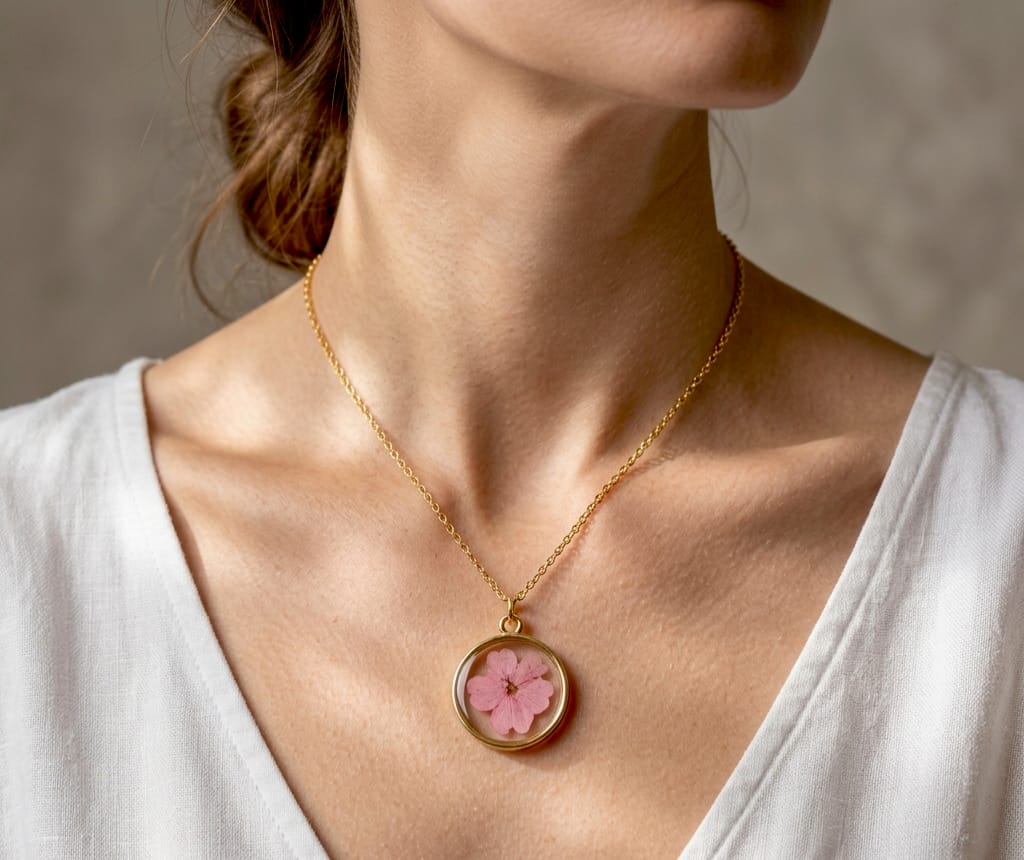 Dusty Pink Pendant