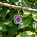 Voilet Aster Pendant