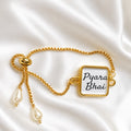 Golden Keepsake Rakhi