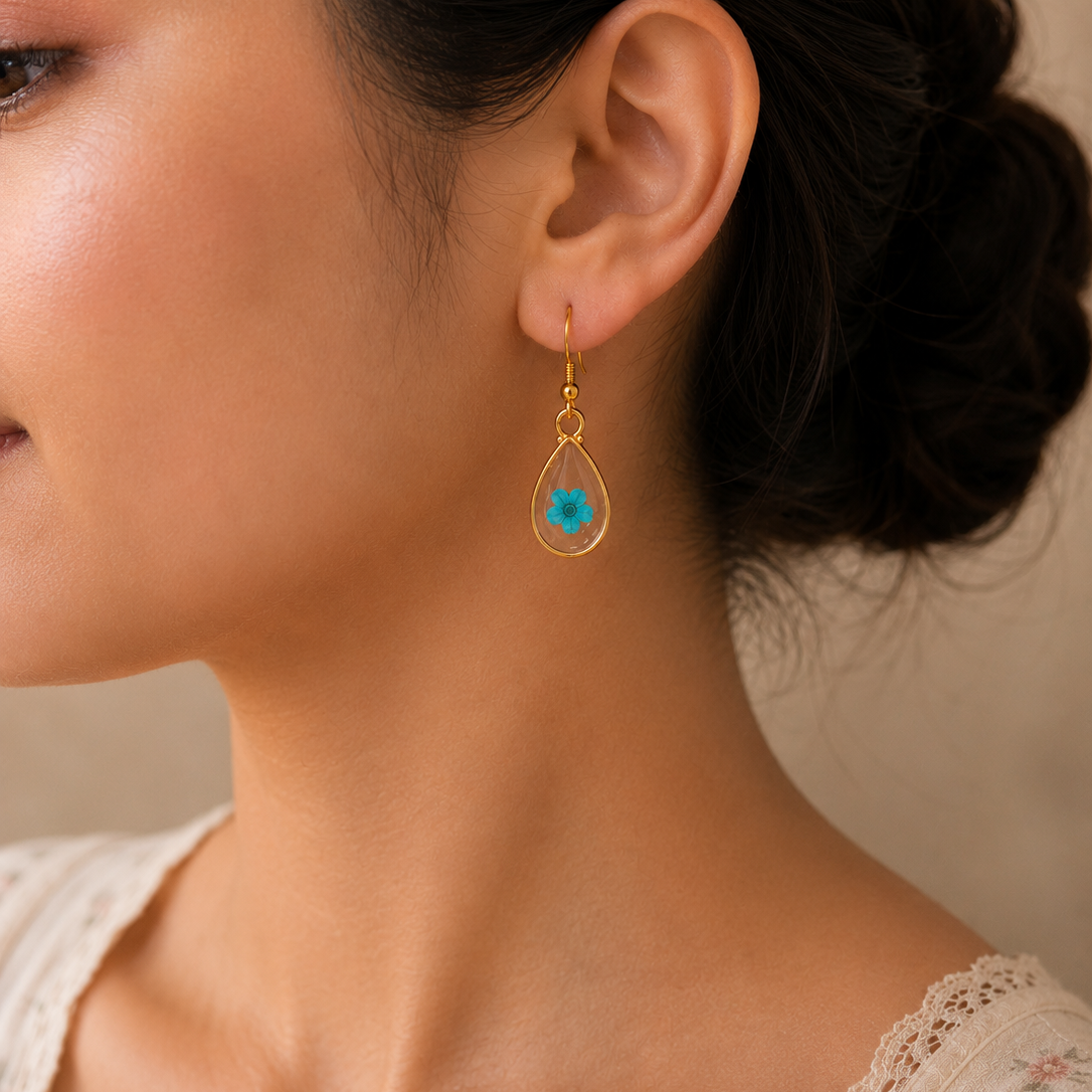 Turquoise Teardrop Earrings