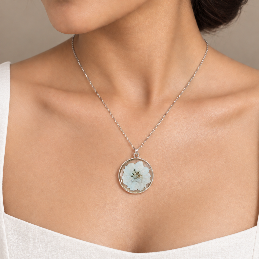 Serene Snow Pendant