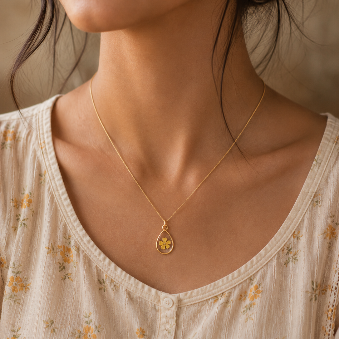 Sunlit Teardrop Pendant