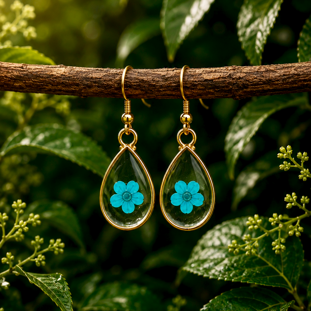 Turquoise Teardrop Earrings