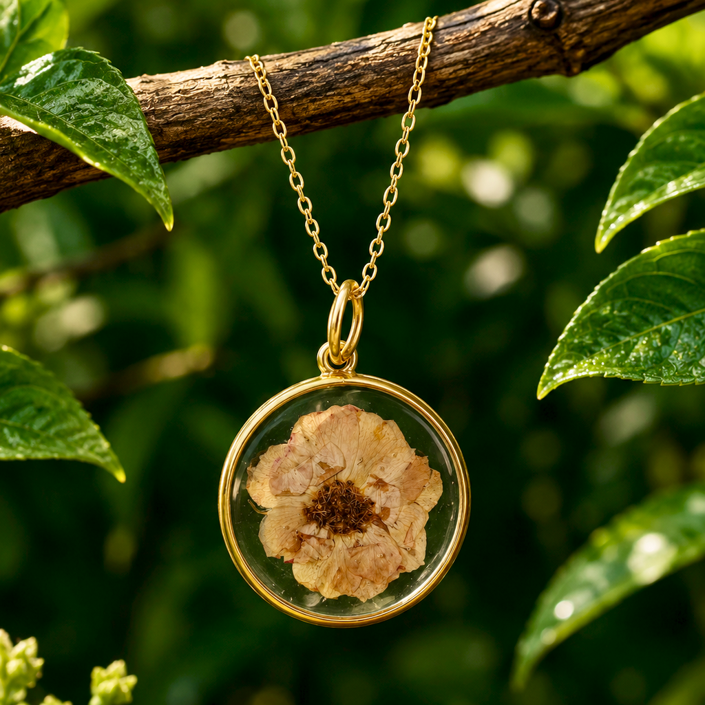 Autumn Petal Pendant