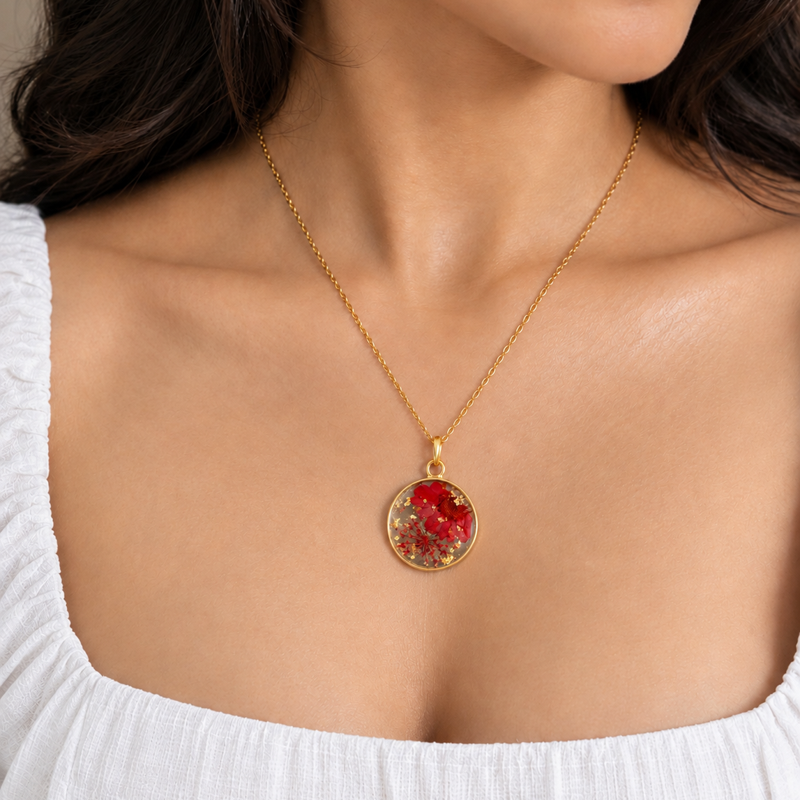 Scarlet Reverie Pendant