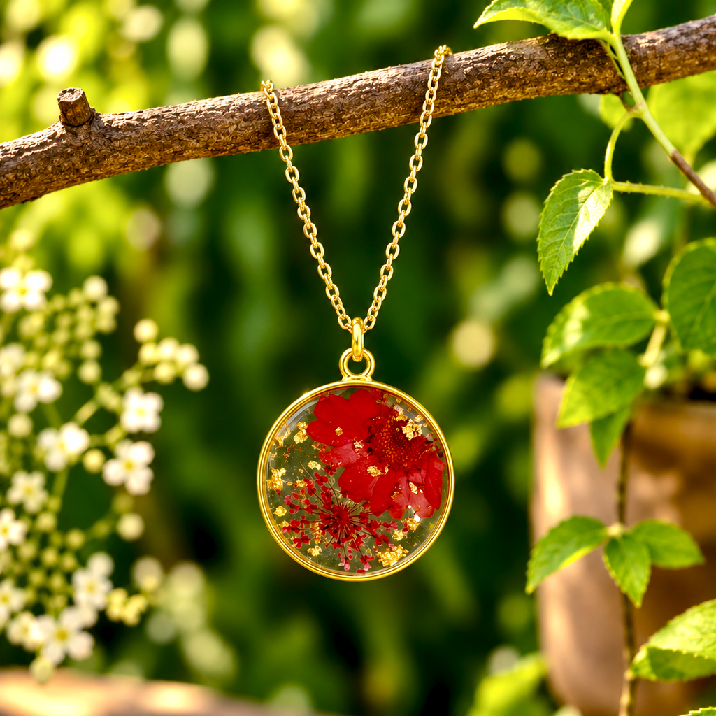 Scarlet Reverie Pendant