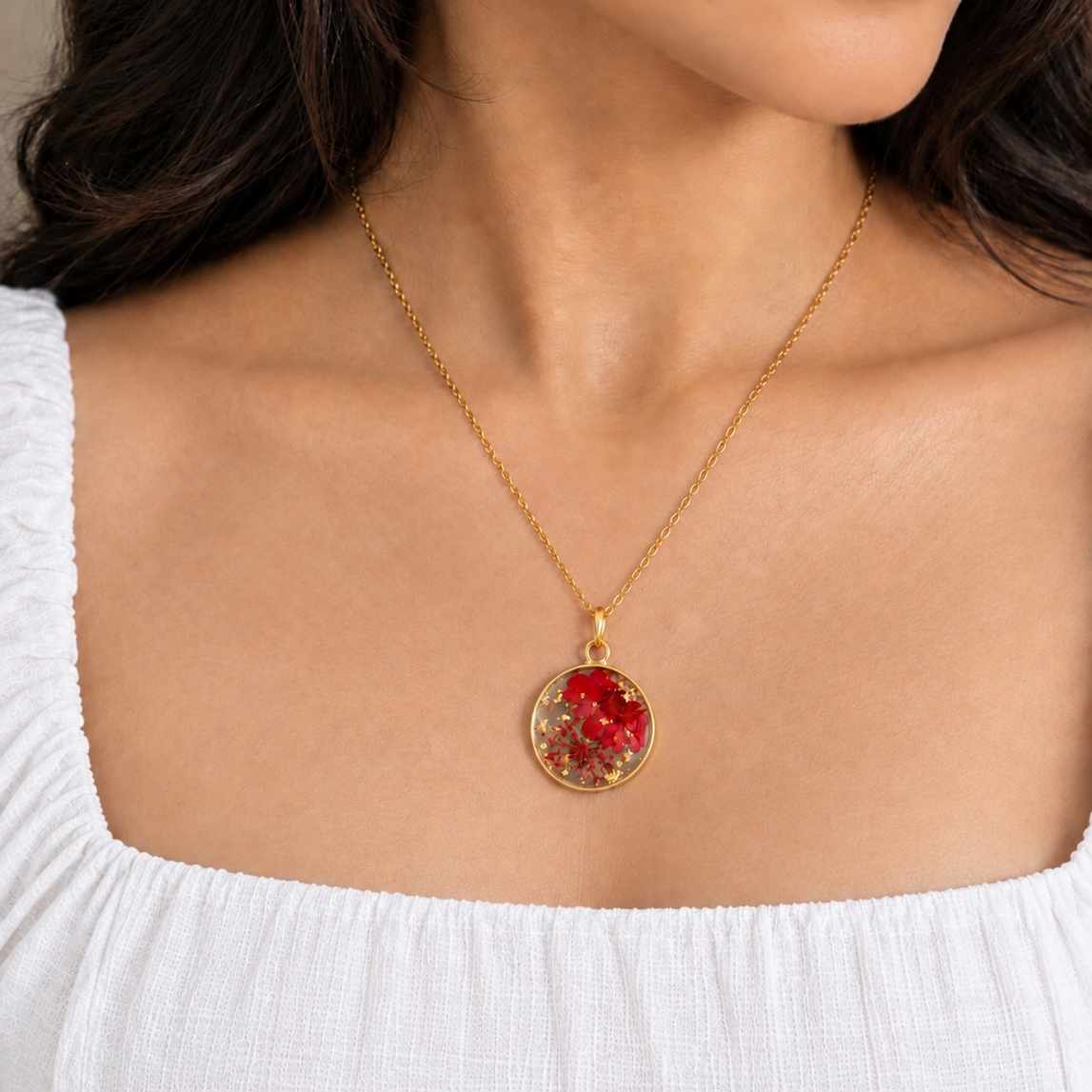 Scarlet Reverie Pendant