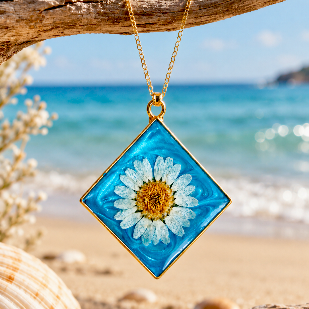 Ocean Petal Pendant