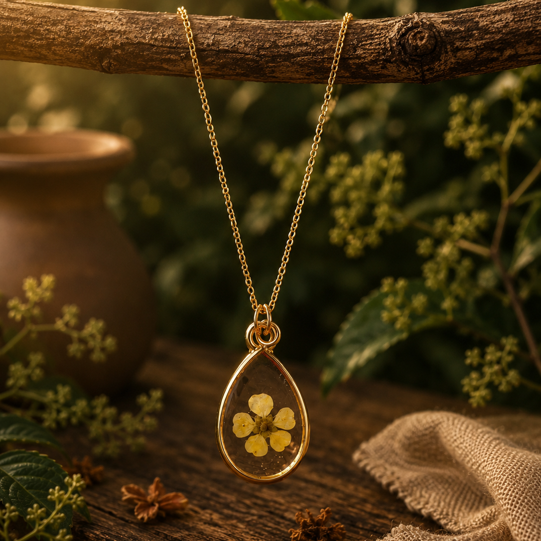 Sunlit Teardrop Pendant